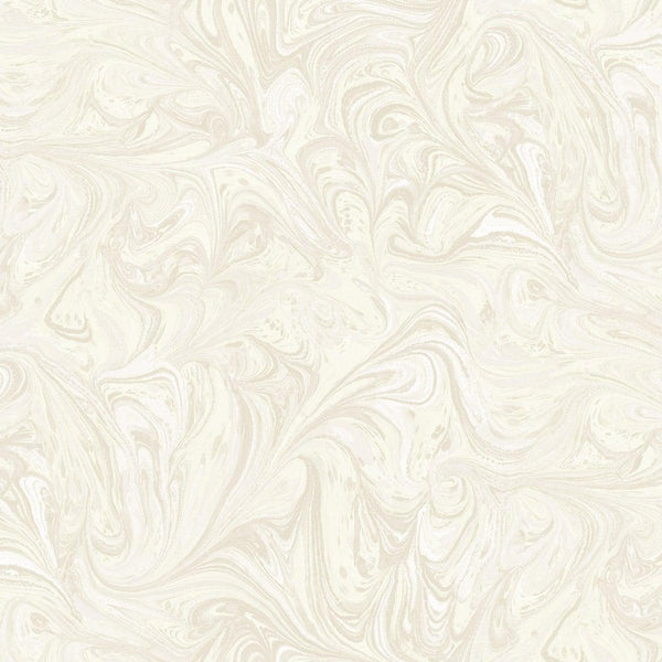 Seabrook Sierra Marble Cream And Ivory Wallpaper