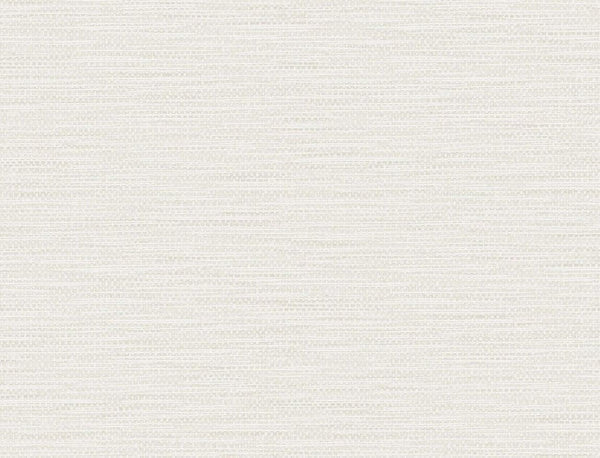 Seabrook Faux Linen Weave Winter Fog Wallpaper