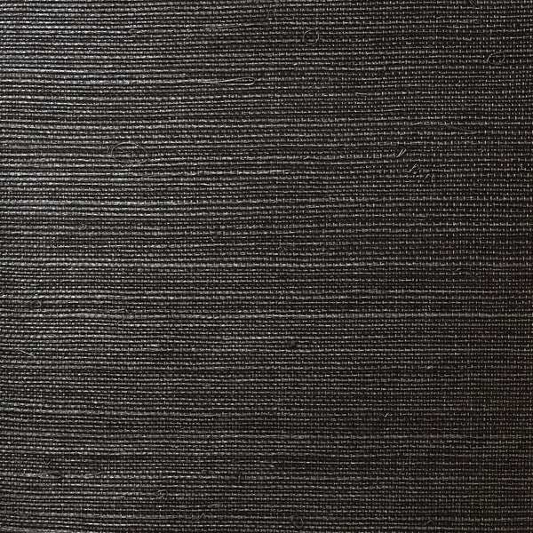 Seabrook Sisal Grasscloth Onyx Wallpaper
