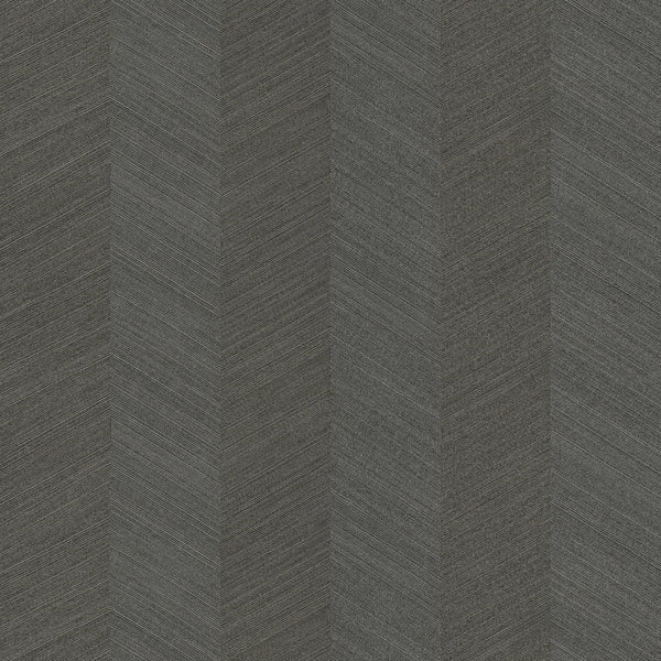 Seabrook Chevy Hemp Nori Wallpaper