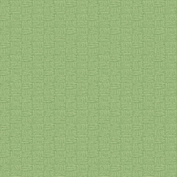 Seabrook Seagrass Weave Green Wallpaper