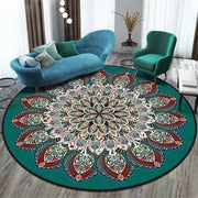Round Bedroom & Living Room Rug – National Style Home Decor Carpet. glodeco