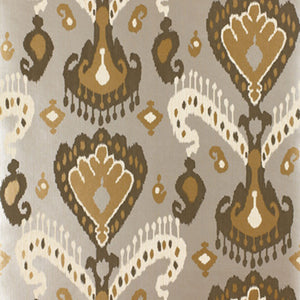 Schumacher - Tashkent Ikat - Silver - 5000990 - Wallpaper