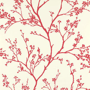 Schumacher - Twiggy - Raspberry - 5003343 - Wallpaper