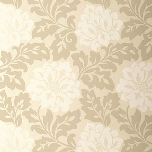 Schumacher - Saraceno Damask - Topaz - 5003633 - Wallpaper