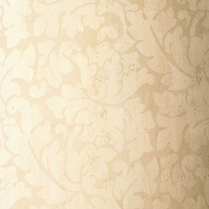 Schumacher - Tolomei Damask - Cream - 5003690 - Wallpaper