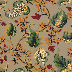 Schumacher - Fox Hollow - Multi On Flannel - 5004100 - Wallpaper
