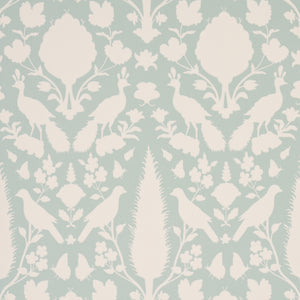 Schumacher - Chenonceau - Aquamarine - 5004122 - Wallpaper