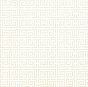 Schumacher - Chinois Fret - Alabaster - 5004160 - Wallpaper