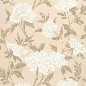 Schumacher - Whitney Floral - Taupe - 5004383 - Wallpaper
