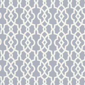Schumacher - Summer Palace Fret - Wisteria - 5005142 - Wallpaper