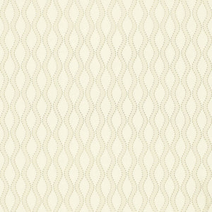 Schumacher - Ribbon Wave - Bone - 5005160 - Wallpaper