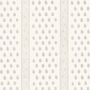 Schumacher - Katsura Stripe - Oyster - 5005200 - Wallpaper