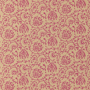 Schumacher - Sarana Vine - Cerise - 5005273 - Wallpaper