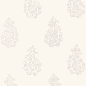 Schumacher - Madras Paisley - Oyster - 5005300 - Wallpaper