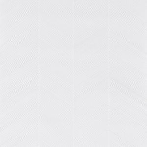 Schumacher - Chevron Texture - White - 5005656 - Wallpaper