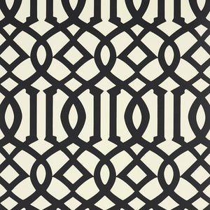 Schumacher - Imperial Trellis II - Jet - 5005804 - Wallpaper
