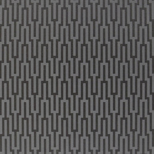 Schumacher - Metropolitan Fret - Black Pearl - 5005895 - Wallpaper