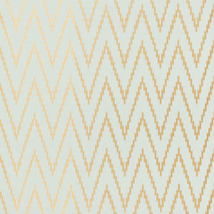 Schumacher - Kasari Ikat - Aquamarine - 5005991 - Wallpaper