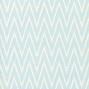 Schumacher - Kasari Ikat - Sky - 5005992 - Wallpaper