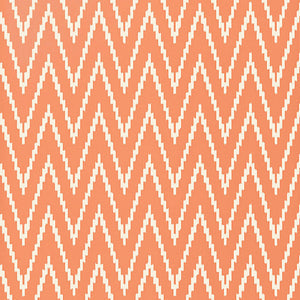 Schumacher - Kasari Ikat - Terra Cotta - 5005994 - Wallpaper