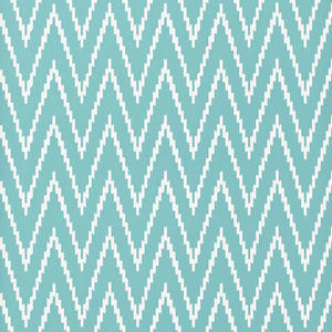 Schumacher - Kasari Ikat - Azure - 5005995 - Wallpaper