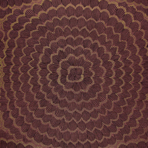 Schumacher - Feather Bloom Sisal - Golden Plum - 5006073 - Wallpaper