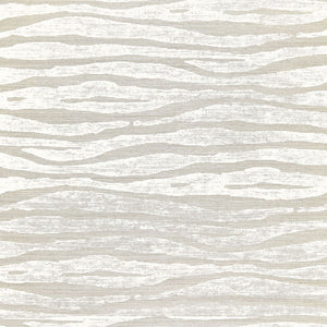 Schumacher - Ripple Sisal - Fog & Chalk - 5006133 - Wallpaper