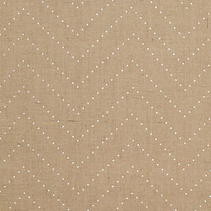 Schumacher - Colton Chevron - Natural / Silver - 5006280 - Wallpaper