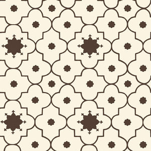 Schumacher - Taj Trellis - Sepia - 5006621 - Wallpaper