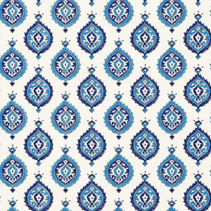 Schumacher - Samovar - Peacock - 5006680 - Wallpaper
