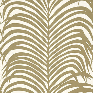 Schumacher - Zebra Palm - Khaki - 5006930 - Wallpaper