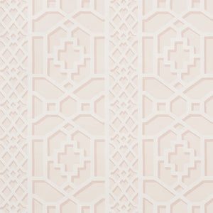 Schumacher - Zanzibar Trellis - Blush - 5006944 - Wallpaper