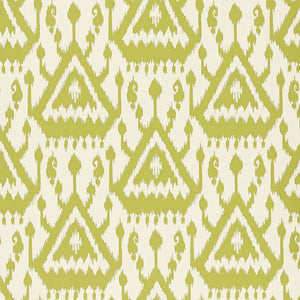 Schumacher - Vientiane Ikat - Palm - 5006953 - Wallpaper