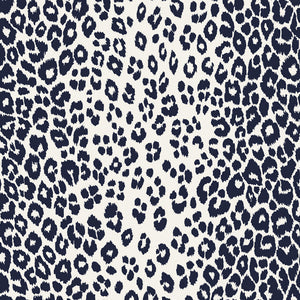 Schumacher - Iconic Leopard - Ink - 5007010 - Wallpaper
