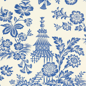 Schumacher - Song Garden - Porcelain - 5007030 - Wallpaper