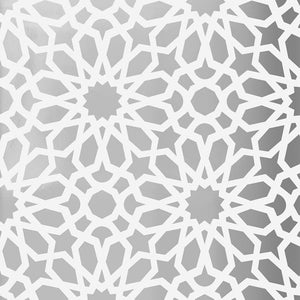 Schumacher - Agadir Screen Mylar - Moon - 5007060 - Wallpaper