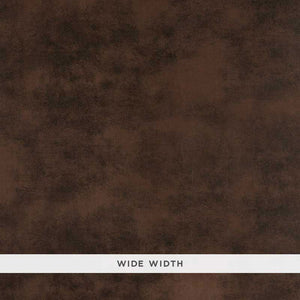 Schumacher - Sueded Leather - Cordovan - 5007391 - Wallpaper