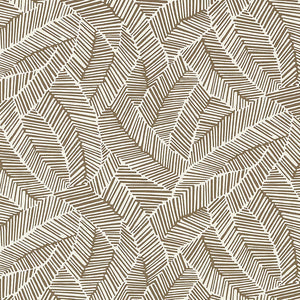 Schumacher - Abstract Leaf - Mocha - 5007532 - Wallpaper