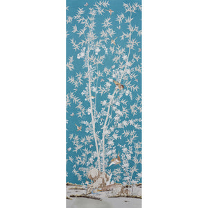 Schumacher - Brighton Pavilion Panel - Peacock - 5007741 - Wallpaper