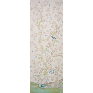 Schumacher - Brighton Pavilion Panel - Alabaster - 5007746 - Wallpaper