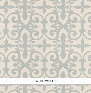 Schumacher - Ferne Park - Orpington Blue - 5008044 - Wallpaper