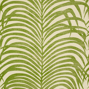 Schumacher - Zebra Palm Sisal - Green - 5008221 - Wallpaper
