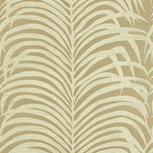Schumacher - Zebra Palm Sisal - Sage - 5008223 - Wallpaper