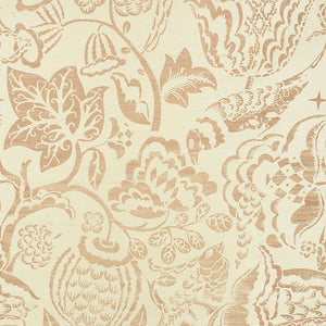 Schumacher - Uccello Sisal - Blush - 5008260 - Wallpaper