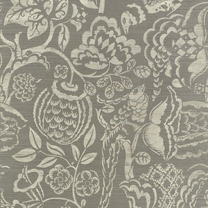 Schumacher - Uccello Sisal - Grey - 5008263 - Wallpaper