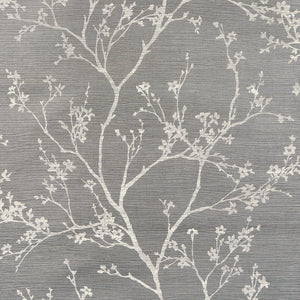 Schumacher - Twiggy Sisal - Charcoal - 5008295 - Wallpaper