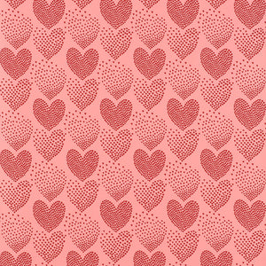 Schumacher - Heart Of Hearts - Red & Pink - 5008361 - Wallpaper