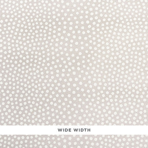 Schumacher - Raindots Vinyl - Warm Silver - 5008780 - Wallpaper