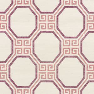 Schumacher - Octavia Sisal - Cinnabar - 5008935 - Wallpaper